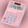 Calculadora De Mesa Com 12 Dígitos Solar Cor Rosa Casio