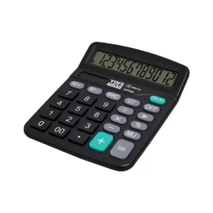 Calculadora De Mesa De 12 Dígitos Para Escritório Solar Yins