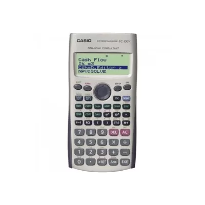 Calculadora Financeiro Casio Fc100V Branca Novo