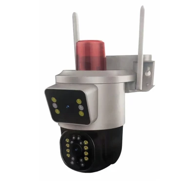 Câmera Wi-Fi Dupla Ip 1080P Cor Dia/Noite Branca It-Blue