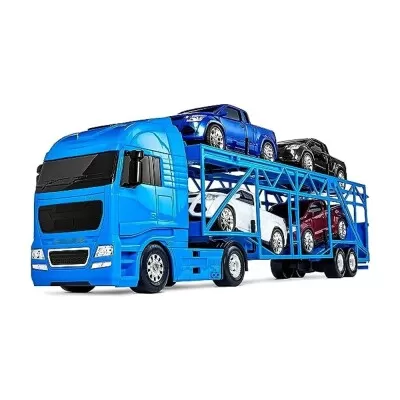Caminhão Diamond Truck Cegonheira Azul Novo