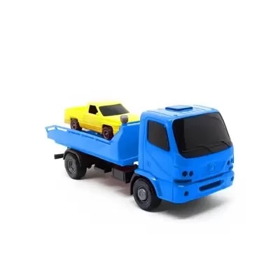 Brinquedo Caminhão Baú Diamond Truck Azul 1330 - Roma