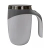 Caneca Mixer De Aço Inox 380mL Marrom E Bege Ke Home