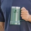 Caneca Térmica De Cerveja Stanley Cor Verde Hammertone 709ml