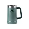 Caneca Térmica De Cerveja Stanley Cor Verde Hammertone 709ml