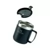 Caneca Térmica P/ Acampamento Mug Matte Black Stanley 354ml