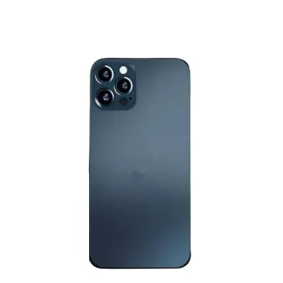 Capa De Vidro Fosco Azul Navy Iphone 14 Pro Max