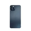 Capa De Vidro Fosco Azul Navy Rx Compativel Iphone 14 Pro Max