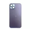 Capa De Vidro Fosco Azul Sierra E Roxo Compatível Iphone 13