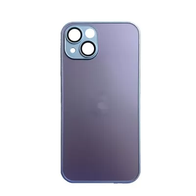 Capa De Vidro Fosco Azul Sierra E Roxo Compatível Iphone 13