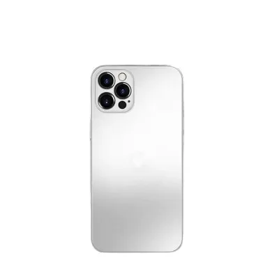 Capa De Vidro Liso Branca Compatível Com Iphone 14