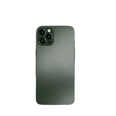 Capa De Vidro Liso Verde Compatível Com Iphone 13 Pro
