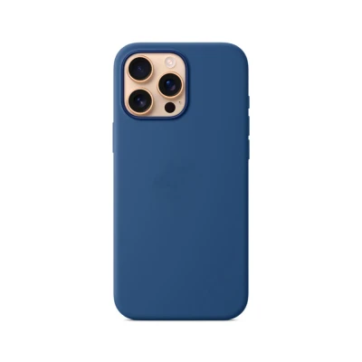 Capa Para Celular Compatível Com Iphone 16 Pro Azul Escuro