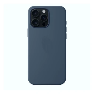 Capa Para Celular Compatível Iphone 16 Pro Azul Escuro