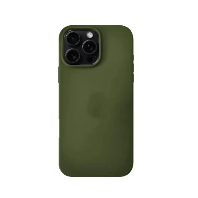 Capa Para Celular Compatível Iphone 16 Pro Max Verde Musgo