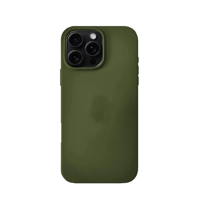 Capa Para Celular Compatível Iphone 16 Pro Max Verde Musgo