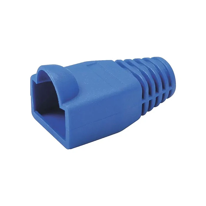 Capa Para Plug Conector RJ45 Cor Azul De Borracha