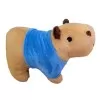 Capivara De Pelúcia Com Camiseta Azul Agenor Tam G Mury Baby