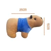 Capivara De Pelúcia Com Roupa Azul Agenor Tam P Mury Baby