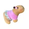 Capivara De Pelúcia Filó Com Roupa Rosa GG Mury Baby