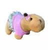 Capivara De Pelúcia Filó Com Roupa Rosa GG Mury Baby