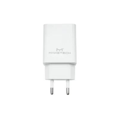 Carregador Bivolt Branco Maketech Com Cabo Lightning Novo