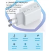 Carregador De Viagem Dual USB + Type-C PD 20W Rock Space