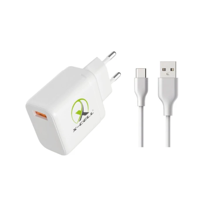Carregador Fast Charger Turbo Usb-A 25W Xc-Ur82 X-Cell