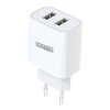 Carregador Fast Charging 2X USB-A 12W Taschibra 12050004