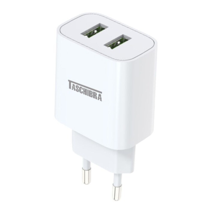 Carregador Fast Charging 2X USB-A 12W Taschibra 12050004