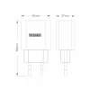 Carregador Fast Charging Turbo Usb-A/C Taschibra 12050005
