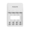 Carregador Para Pilhas AA/AAA Com Micro Usb Philips Branco