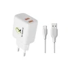 Carregador Turbo Com Cabo Tipo C 25W Branco X-Cell XC-UR76