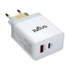 Carregador Ultra Rápido 4A 36W Usb E Tipo-C Bright Novo