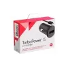 Carregador Veicular Turbo 15W Micro Usb Motorola Preto Novo