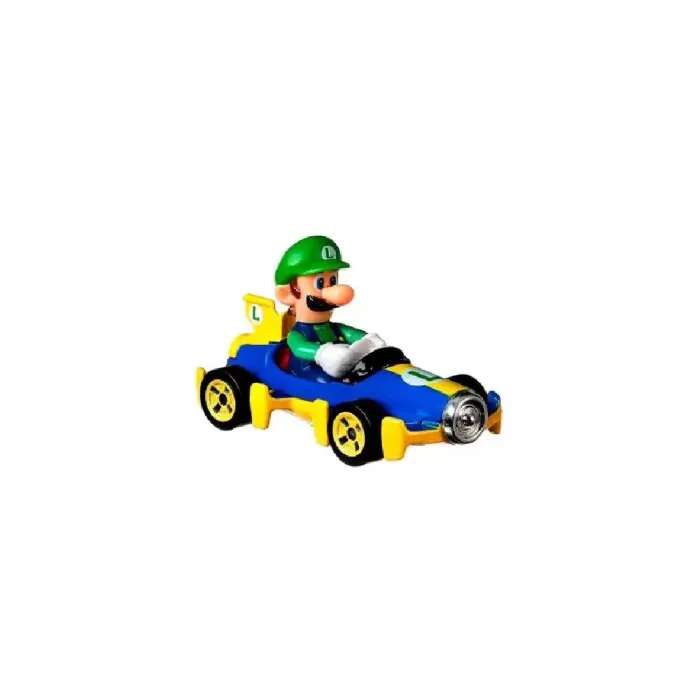 Carrinho Hot Wheels Mario Kart Do Luigi Verde Gbg27