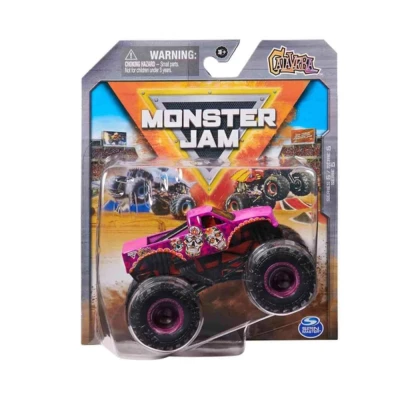 Carrinho Monster Jam Caveira Roxa True Metal 2025