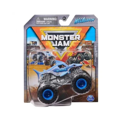 Carrinho Monster Jam Megalodon Azul True Metal 2025