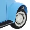 Carro Elétrico Infantil Beetle Fusca 12V Azul Com Som Novo