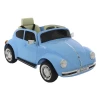 Carro Elétrico Infantil Beetle Fusca 12V Azul Com Som Novo