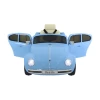 Carro Elétrico Infantil Beetle Fusca 12V Azul Com Som Novo