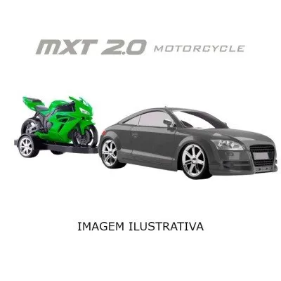 Carro e Moto MXT 2.0 Cinza e Verde Ref.1292 Roma Brinquedos
