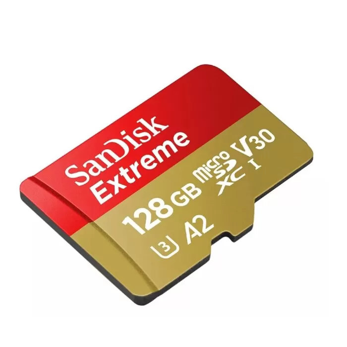 Cartão De Memoria Sandisk Extreme 128GB Com Adaptador