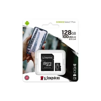 Cartão Micro Sd Kingston 128Gb 100Mbs Sdcs2/128Gb Novo