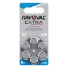 Cartela Bateria P/ Aparelho Auditivo 6PK 1,4V Royovac Extra