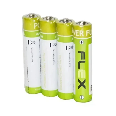 Cartela Pilha Aaa Zinco C/4 Unidades Fx-3Az Flex