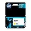 Cartucho De Tinta Hp 670 Cor Amarelo Advantage Original