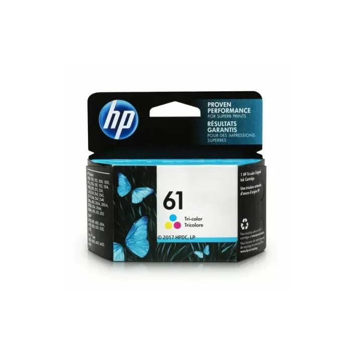 Cartucho De Tinta Para Impressora Hp 61 Tricolor CH562WN