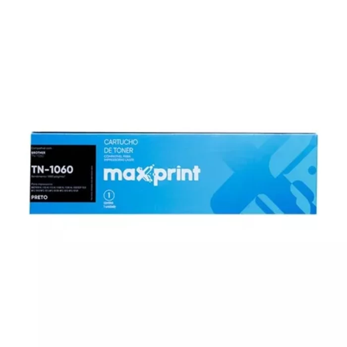 Cartucho De Toner Maxprint Tn-1060 Preto Novo