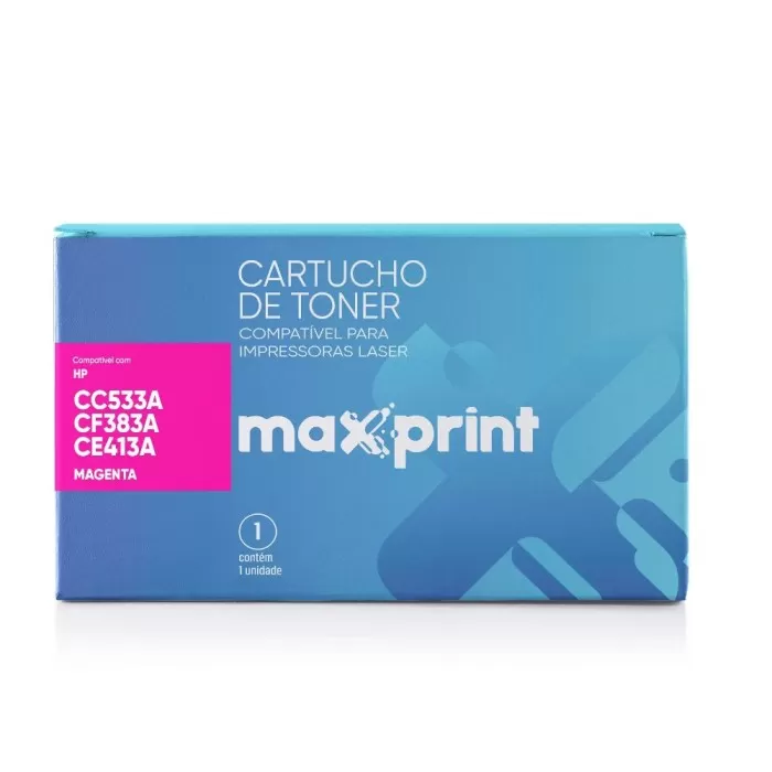 Cartucho De Toner Maxpriny 304A 312A 305A Magenta Novo